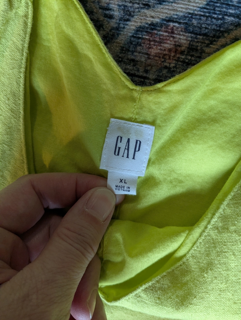 Gap Lime Green Midi Dress - Picture 6 of 9